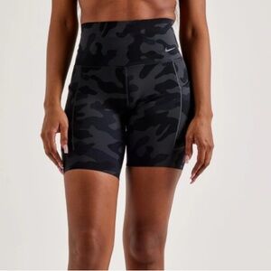 Nike Black Camo Women's Biker Shorts